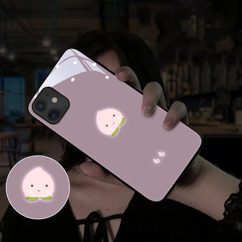 Apple-Compatible Call Flash Phone Case with Sound Control