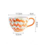 Large Capacity Ceramic Breakfast Cup for Coffee and Milk
