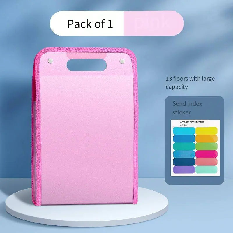 Large-capacity A4 Portable Organ Bag for Office Supplies