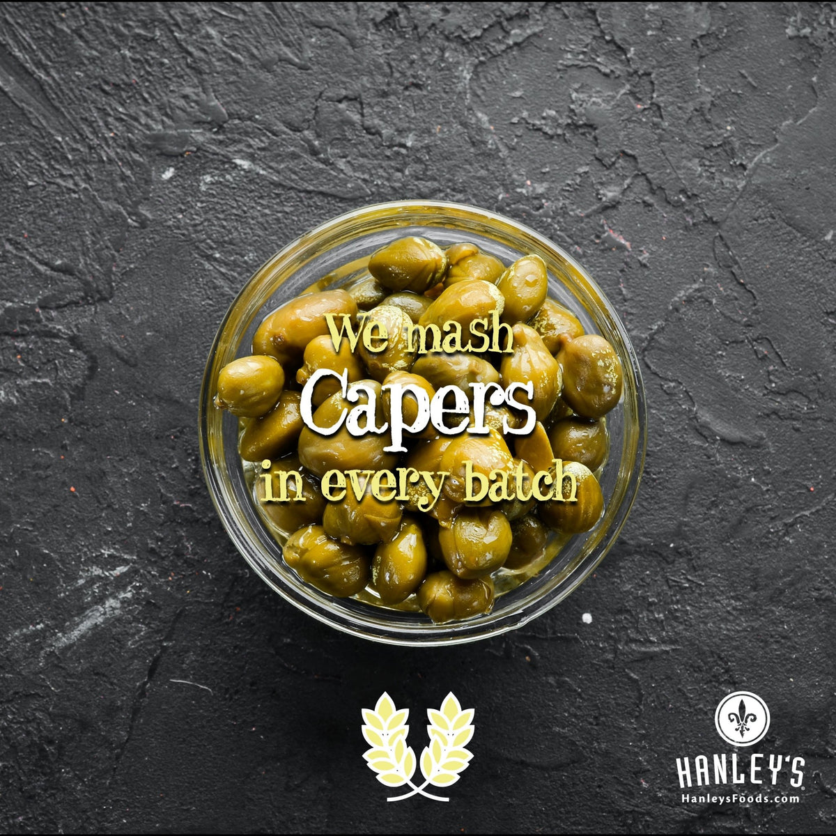 Creamy Caesar dressing from Hanley's Foods, showing a bottle of rich, flavorful dressing ideal for salads and salads.
