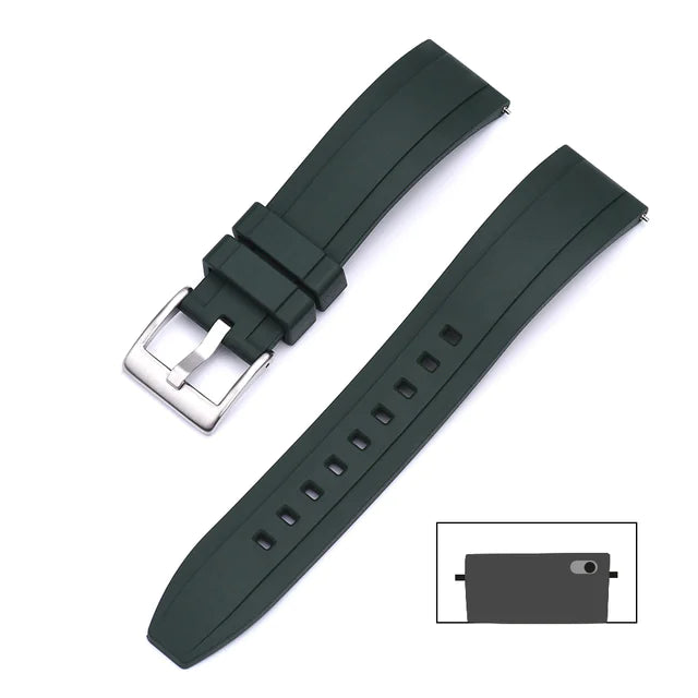 Smartwatch Silicone Rubber Strap