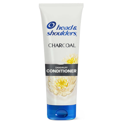 Head & Shoulders Dandruff Conditioner for dry scalp, 10.6 fl oz bottle, showing the product in a clean, white bottle with label.