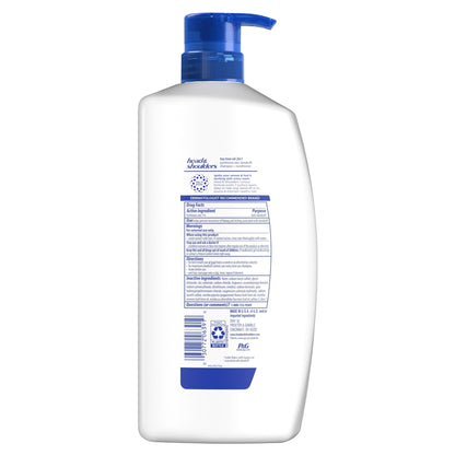 Head & Shoulders 2-in-1 dandruff shampoo and conditioner with tea tree oil, 28.2 fl oz bottle on a white background
