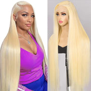 HELLOSH 30 Inch 613 13x6 Lace Front Wig Human Hair 200 Density 613 Lace Front Wig Human Hair Blonde Wig Human Hair Pre Plucked Straight Frontal Wigs Human Hair - BACKUPMYFILESNOW