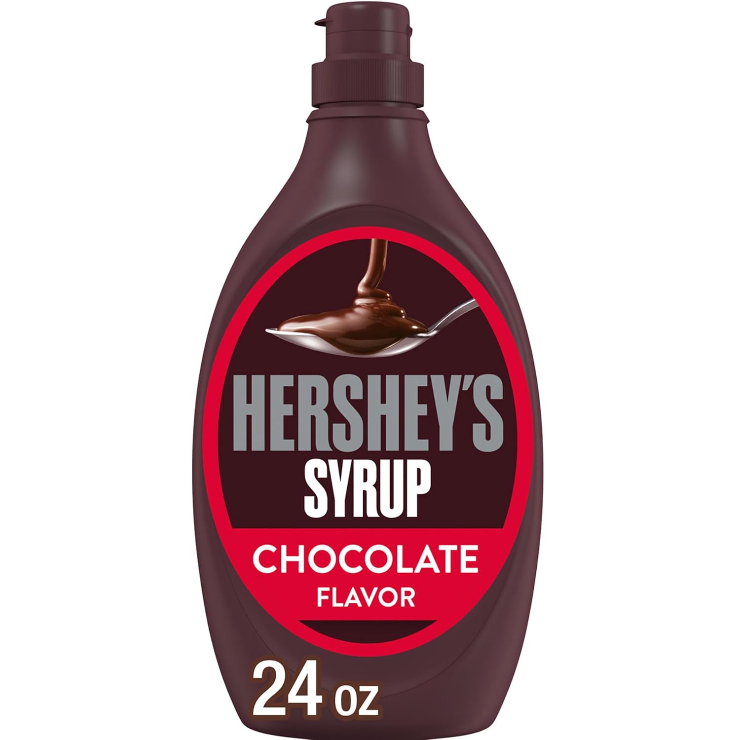 HERSHEY'S Chocolate Syrup Bottle, 24 oz - BACKUPMYFILESNOW