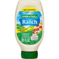 Hidden Valley Easy Squeeze Original Ranch Salad Dressing bottle, 20 ounces, with creamy ranch dressing visible in the image.