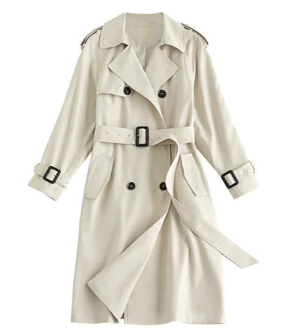 High Fashion Women's Trench Coat - BACKUPMYFILESNOW