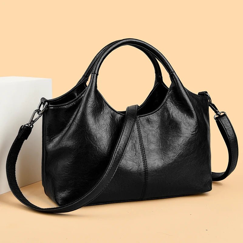 High Quality Large capacity Leather Women Tote Bag Designer Soft Leather Ladies Shoulder Crossbody Bag Fashion Female Handbags - BACKUPMYFILESNOW