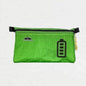White ultralight zipper pouch organizer with classic pattern by Hilltop Packs LLC, compact and versatile storage solution.