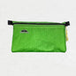 White ultralight zipper pouch organizer with classic pattern from Hilltop Packs LLC, ideal for travel and storage.