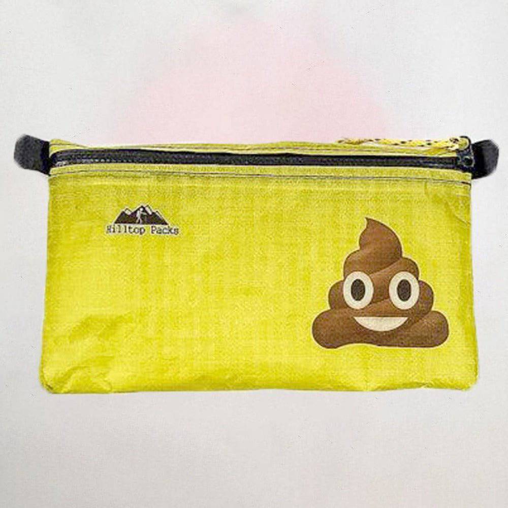 White ultralight zipper pouch organizer with classic patterns by Hilltop Packs LLC, compact and versatile for travel and storage.