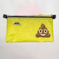 White ultralight zipper pouch organizer with classic pattern by Hilltop Packs LLC, compact and lightweight storage solution.