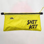 White ultralight zipper pouch organizer with classic pattern from Hilltop Packs LLC, ideal for storing small items.