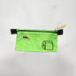 White ultralight zipper pouch organizer with classic pattern from Hilltop Packs LLC, ideal for storing small essentials.