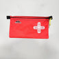 White ultralight zipper pouch organizer with classic patterns by Hilltop Packs LLC, compact and versatile storage solution.