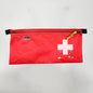 White ultralight zipper pouch organizer with classic patterns from Hilltop Packs LLC, ideal for storage and organization.