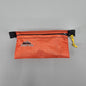 White ultralight zipper pouch organizer with classic pattern from Hilltop Packs LLC, ideal for organizing small essentials.