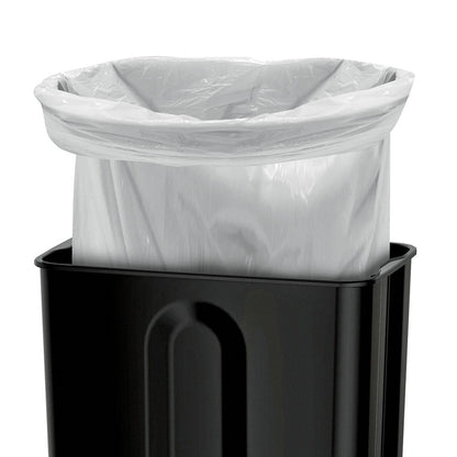 Stainless steel 13-gallon kitchen trash can with copper red finish and step lid, ideal for modern kitchen waste disposal.