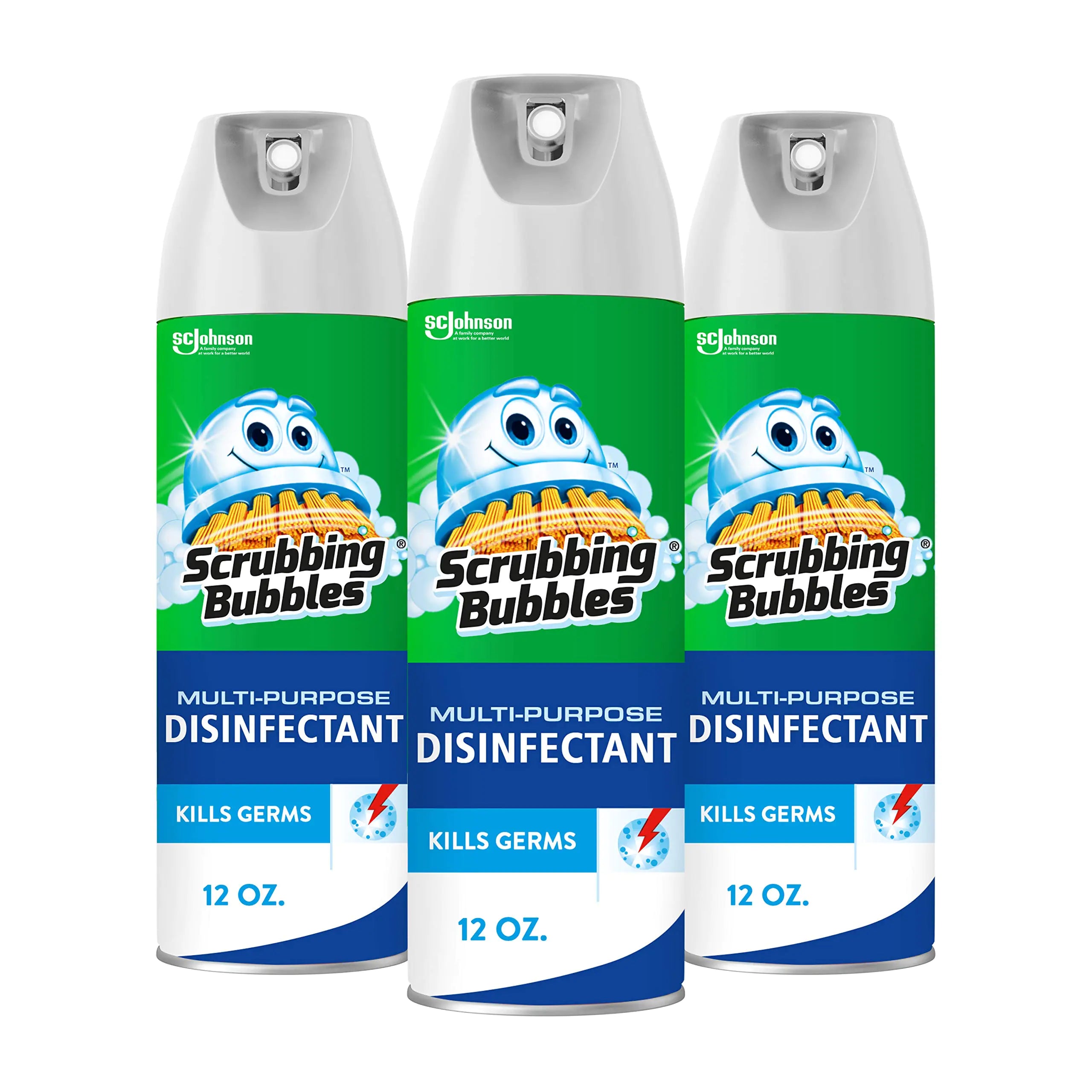 Scrubbing Bubbles Multi-Purpose Disinfectant Spray 12 oz (Pack of 3)