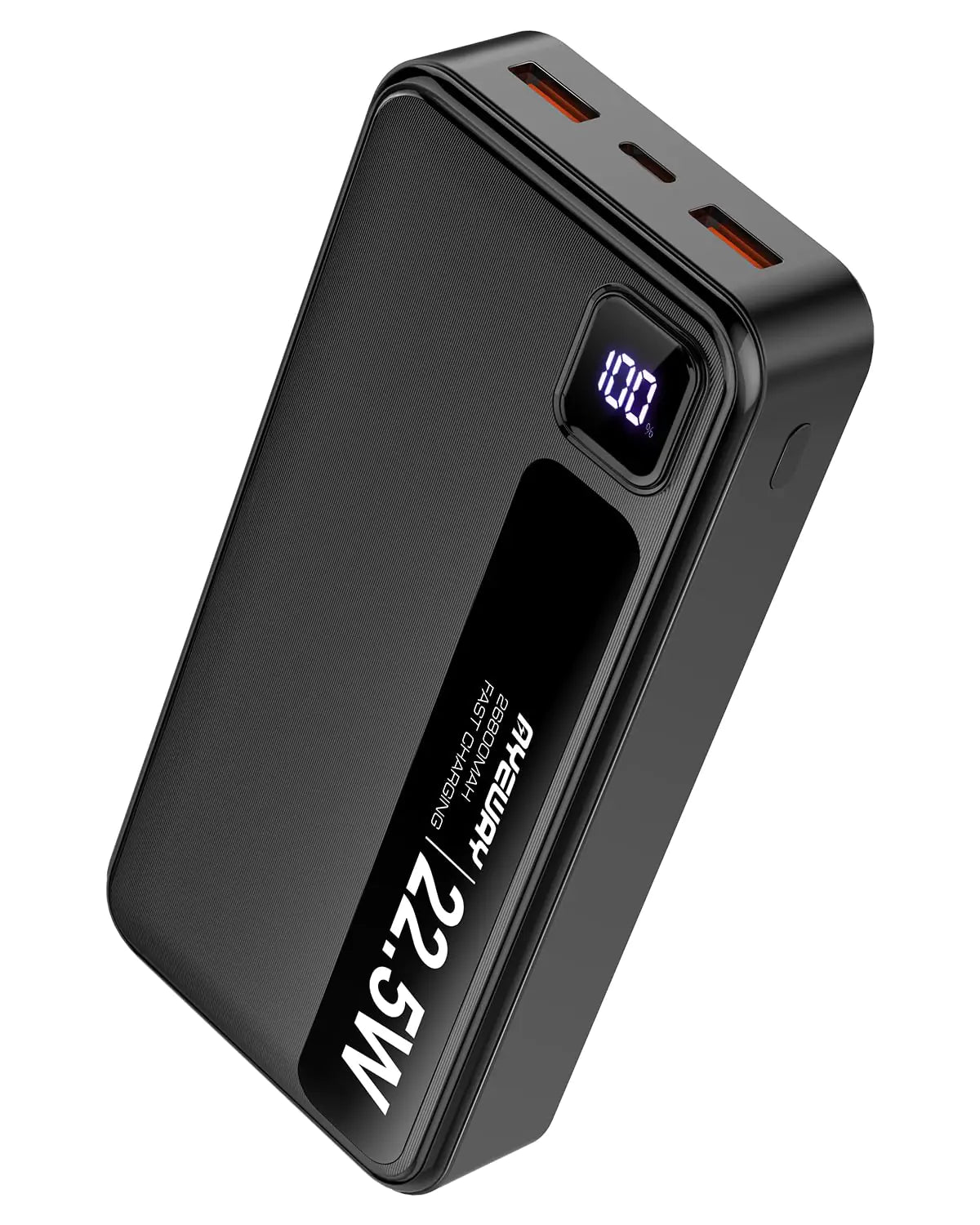 AYEWAY Portable Charger USB C Fast Charge Battery Pack 26800mAh Type-C PD 20W USB-A 22.5W Power Bank with 3 OutputsExternal Backup Battery Phone Charger for iPhone 1513MacBookSamsung GalaxyTravel