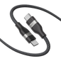 Anker USB-C to USB-C cable with upcycled braided design, available in 3 ft and 6 ft lengths, supporting 240W charging.