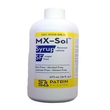 Pasteur Pharmacy Mx-sol Syrup S/F Flavored Compound Vehicle 473ml for science and laboratory use