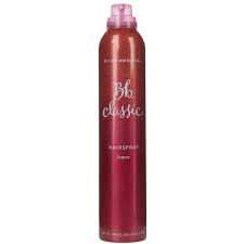 Bumble and Bumble Classic Hairspray 10 oz bottle with no cap, designed for flexible hold and styling control.