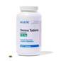 Senna 8.6 mg natural vegetable laxative tablets by Pasteur Pharmacy, showing a bottle of 100 health care supplement tablets.