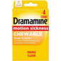 Dramamine® 50 mg Orange Travel Size Chewable Tablet 4-Pack x 6 EA