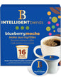 Intelligent Blends Dark Roast Coffee Pods Variety Pack, 50 ct, single serve, 100% Arabica, compatible with Keurig K-Cups.