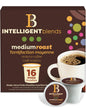 Intelligent Blends Dark Roast Coffee Pods Variety Pack with 50 single-serve 100% Arabica coffee pods compatible with Keurig K Cups