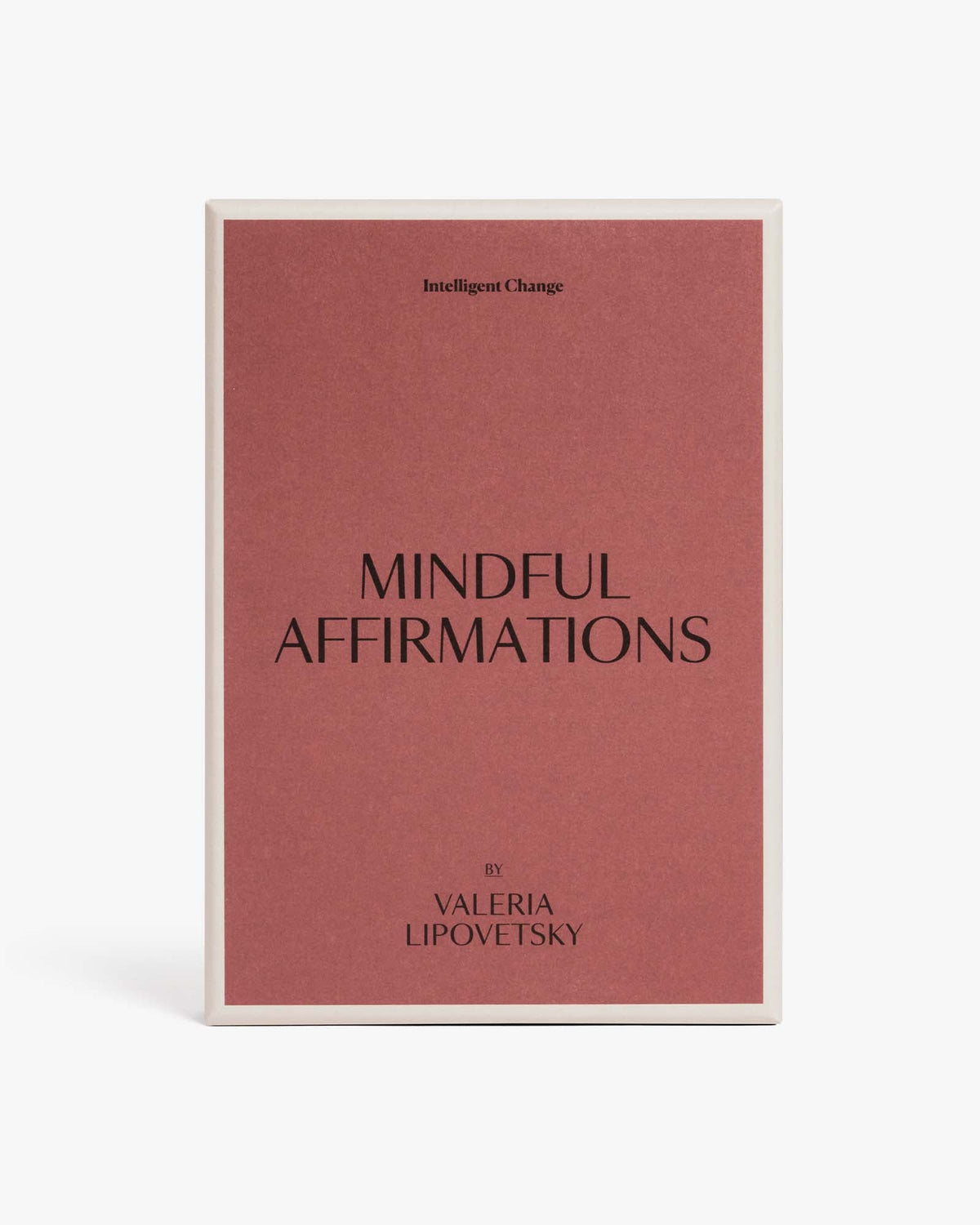 Mindful Affirmations for Women by Valeria Lipovetsky, featuring a calming design with empowering positive affirmation cards.