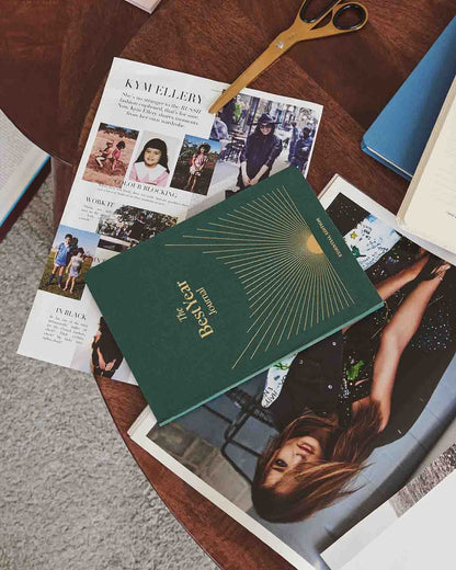 Green Best Year Journal Essential by Intelligent Change for mindfulness, featuring a sleek cover and motivational design.