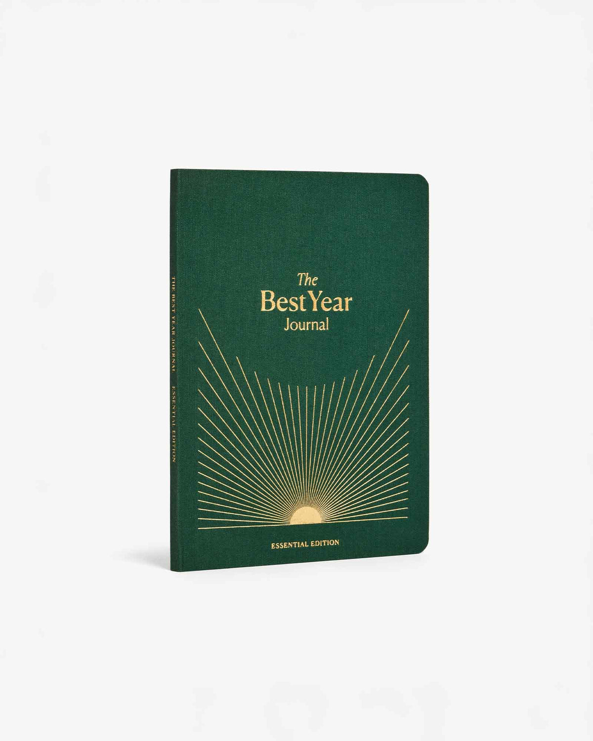 Green Best Year Journal Essential by Intelligent Change for mindfulness, featuring a sleek cover and mindful journaling pages.
