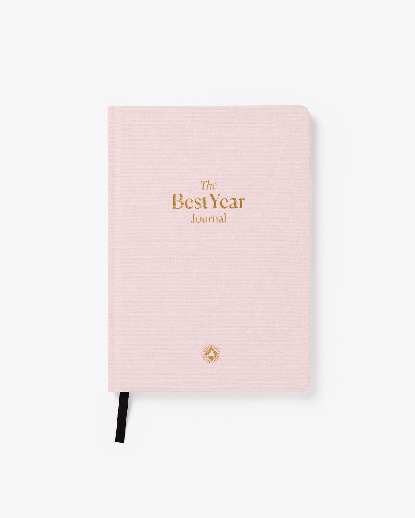 Pink Best Year Journal by Intelligent Change, a mindfulness journal with a soft cover and inspiring design for daily reflection.