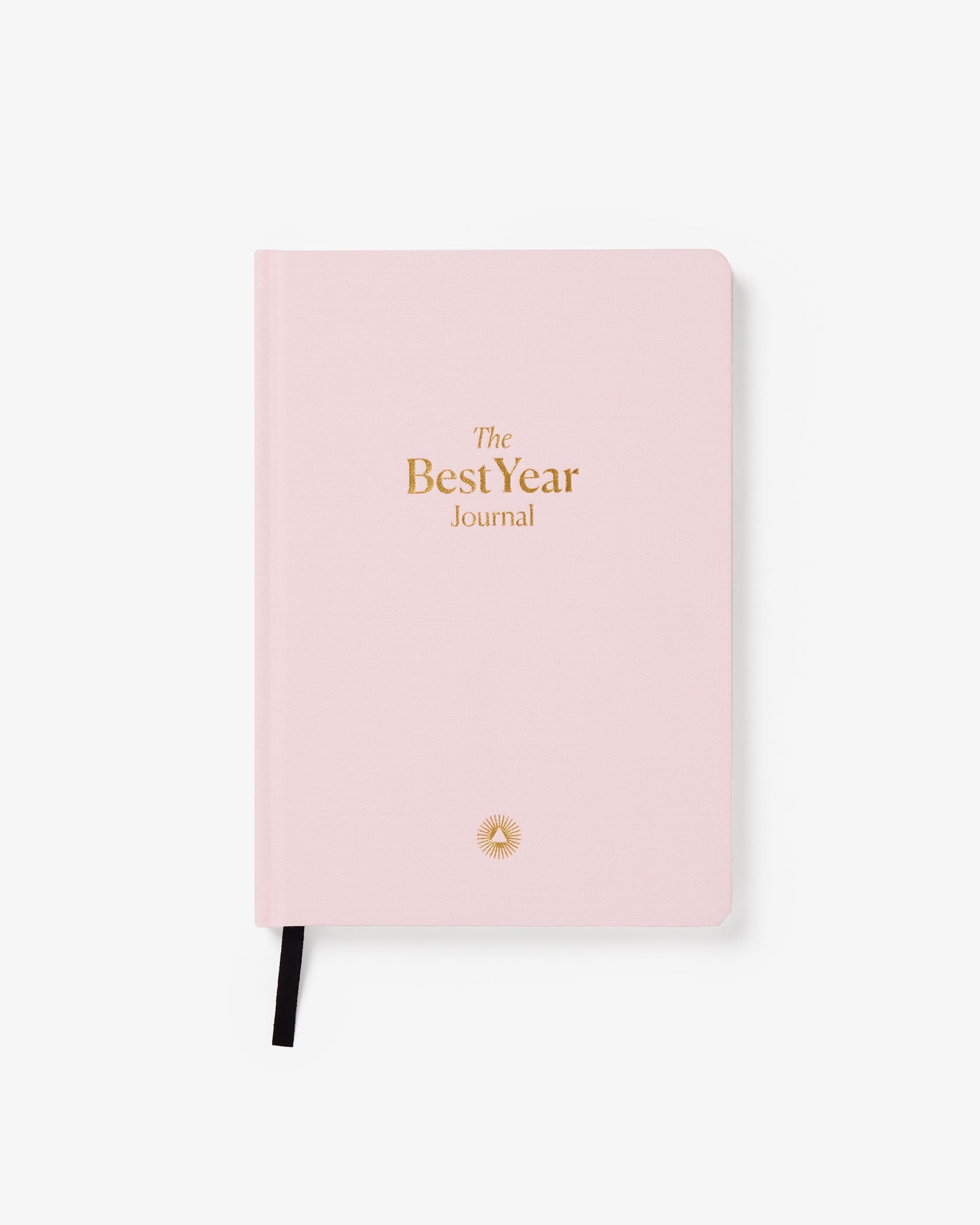 Pink Best Year Journal by Intelligent Change, a mindfulness journal with a soft cover and inspiring design for daily reflection.