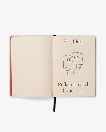 Pink Best Year Journal by Intelligent Change for mindfulness, featuring a soft pink cover and inspiring design.