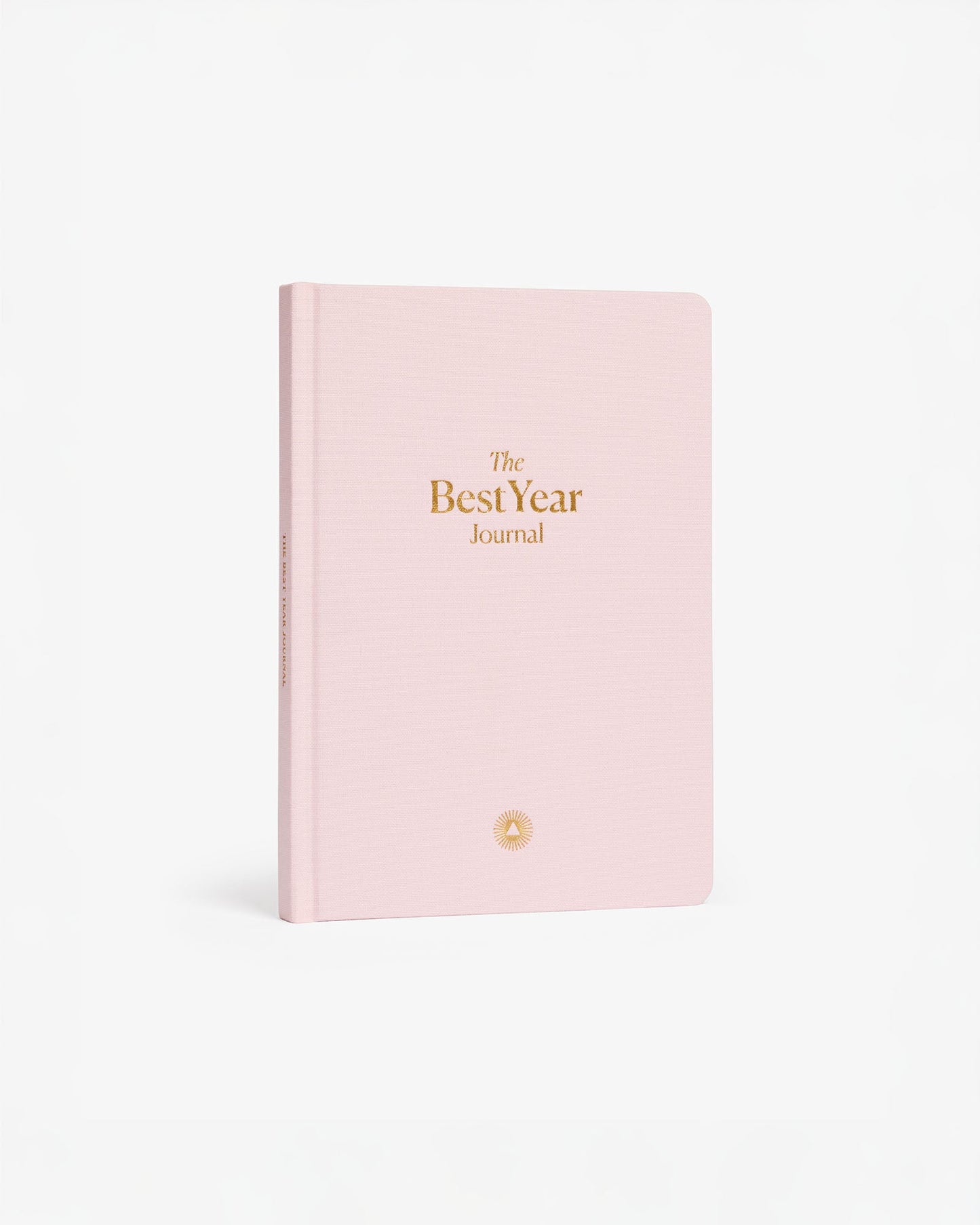 Pink Best Year Journal by Intelligent Change for mindfulness, featuring a soft cover and inspiring interior pages.