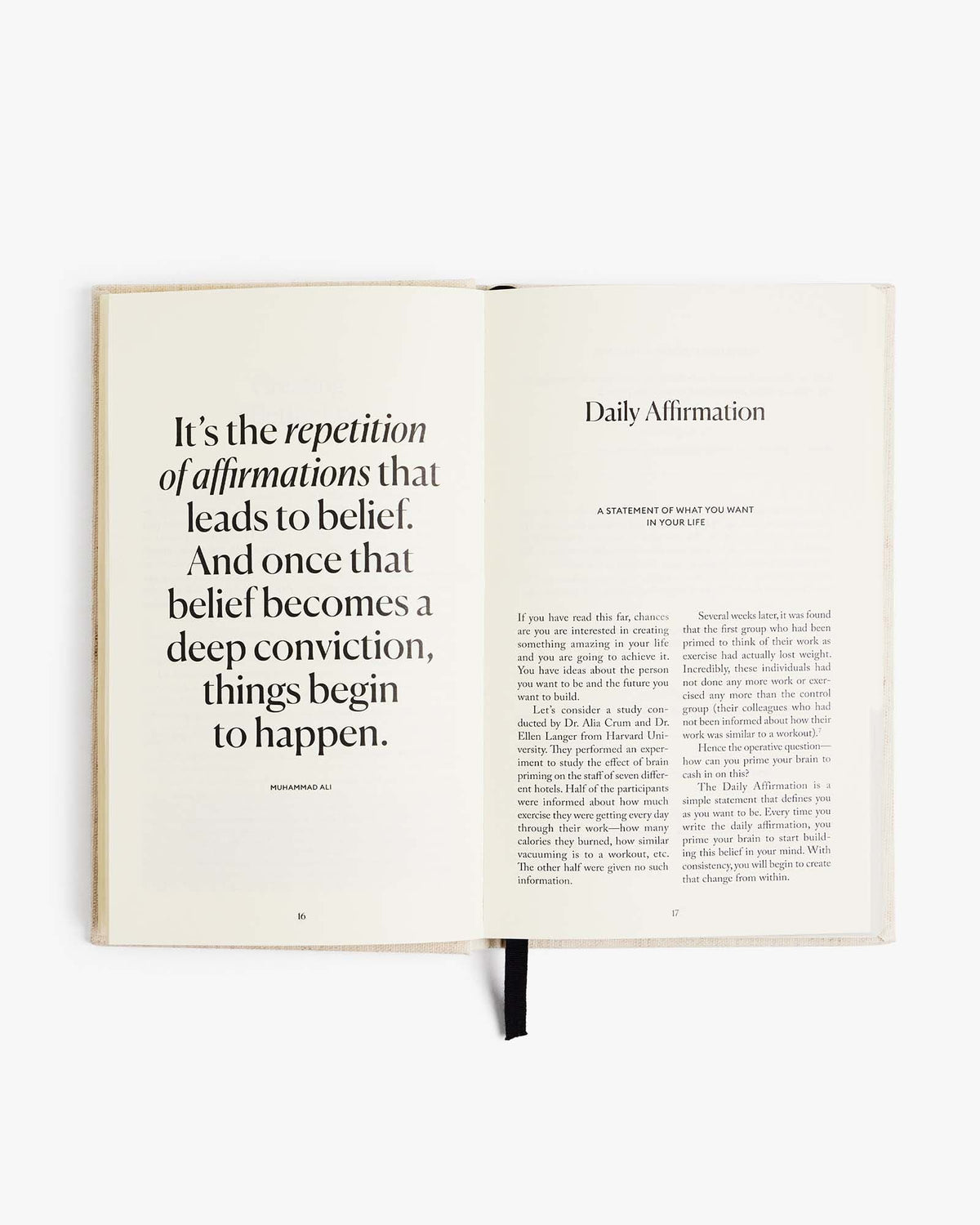 The Five Minute Journal - Original Linen by Intelligent Change, a mindfulness journal with a textured linen cover and designed for daily reflection.