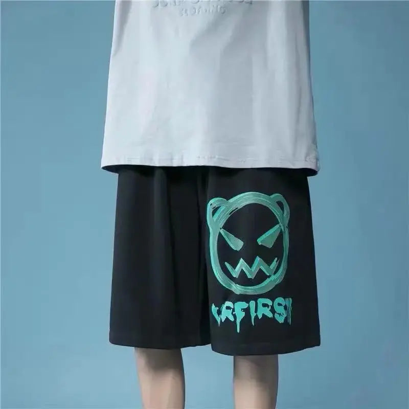 Casual Summer Loose Sports Five Point Beach Pants