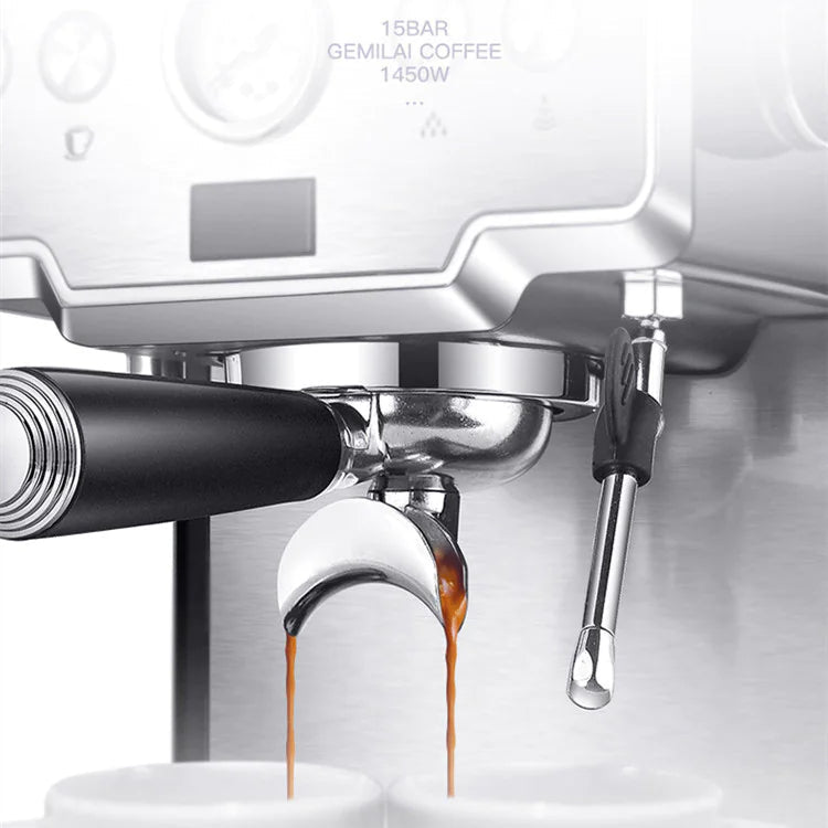 Italian Semi - Automatic Coffee Machine - BACKUPMYFILESNOW