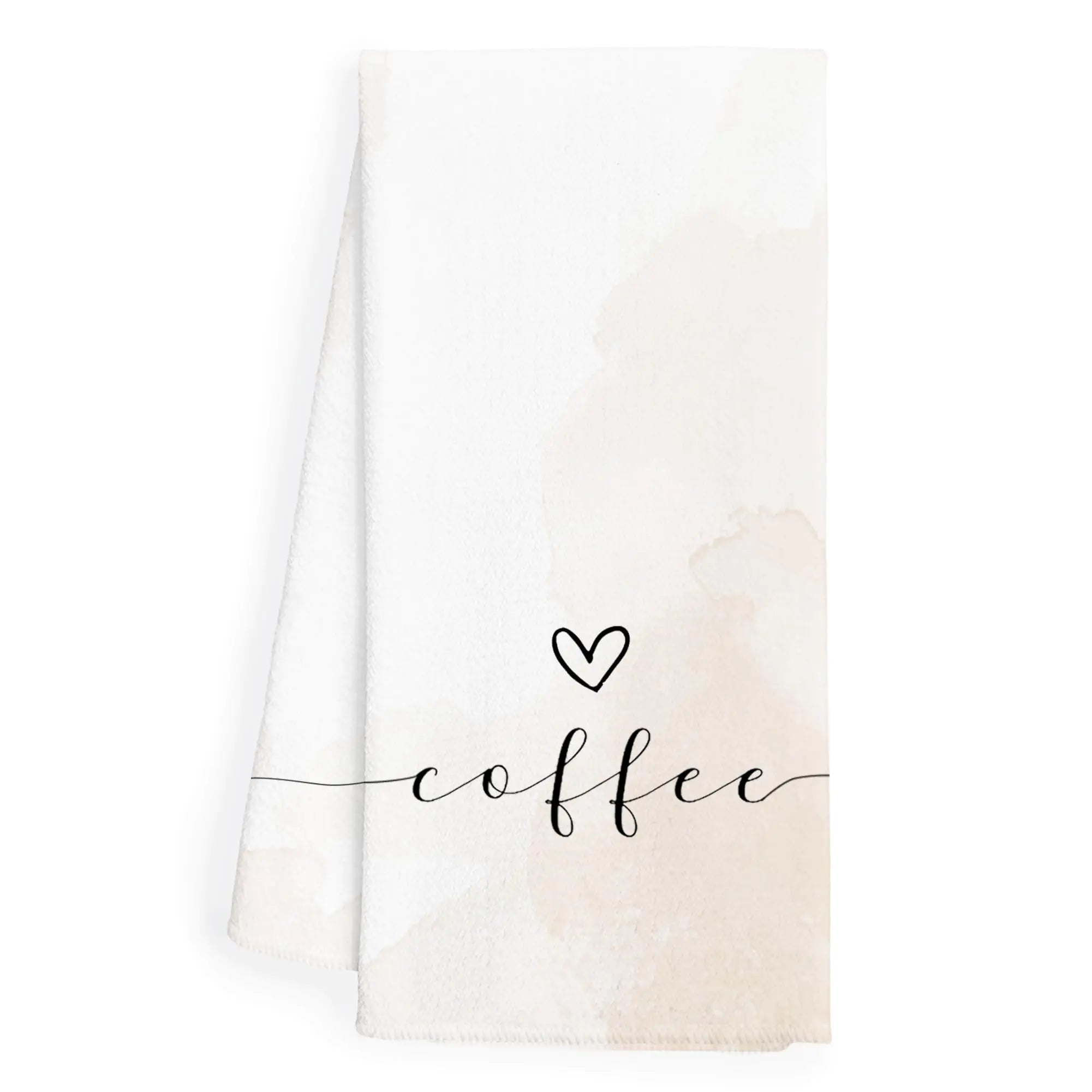 WFSM Coffee Decor Kitchen Towels - Coffee Kitchen Towels Coffee Towels Coffee Bar Decor Dish Towels Coffee Towels for Coffee Bar Coffee Gifts for Coffee Lovers 16×24 Inches(Coffee)