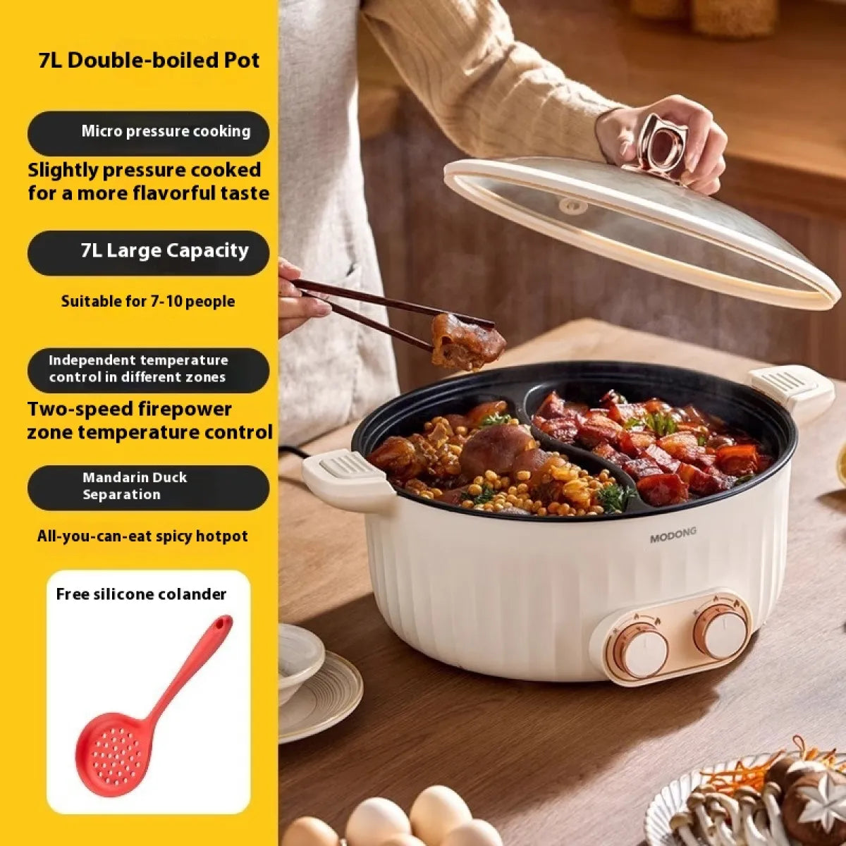 Modong Multi-functional Electric Hot Pot