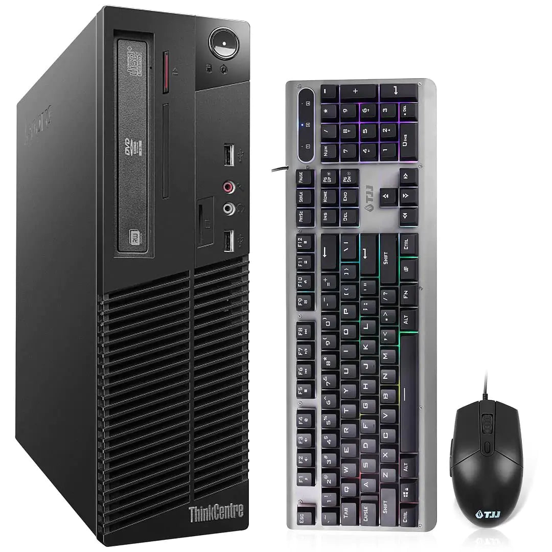 Lenovo ThinkCentre SFF Small Form Factor Personal Business Desktop Computer with Windows 10 Pro PC (Renewed)