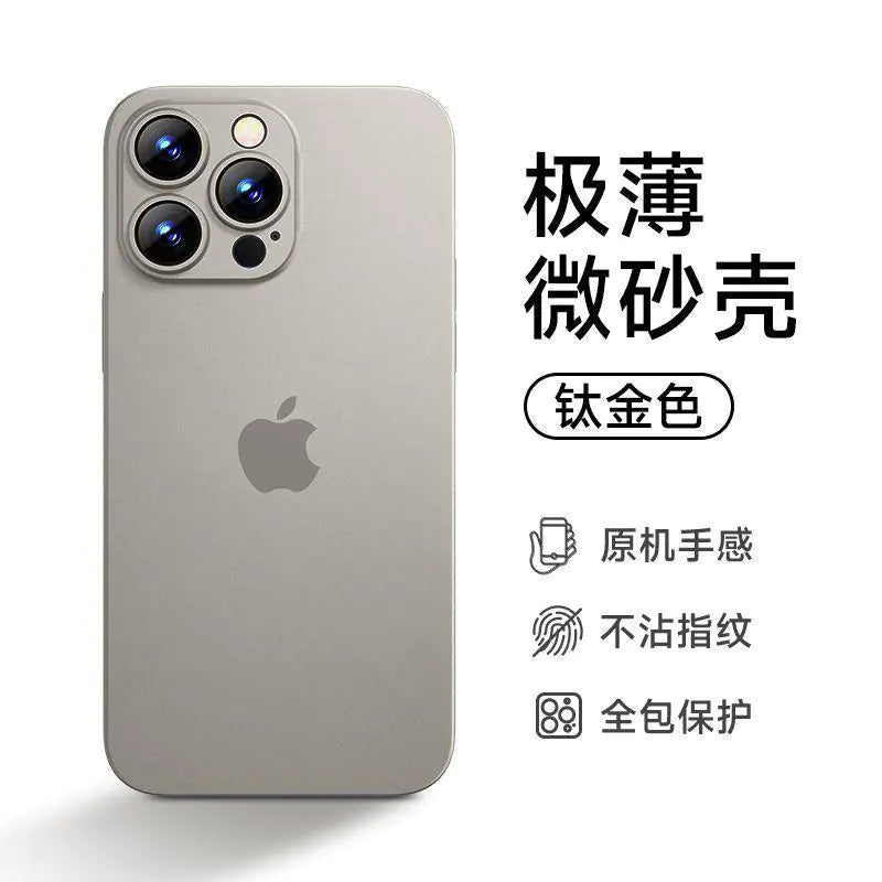 Slim Frosted Case for iPhone 15, 14, 13 Pro Max