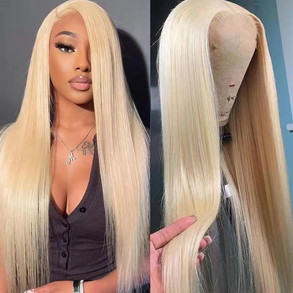 JHXAYW 613 HD Glueless Lace Frontal Wigs Pre - PluckedSimilar Human Hair Synthetic Lace Front Wigs Pre - PluckedLace Front Wigs for Fashion Women 24 inch - BACKUPMYFILESNOW