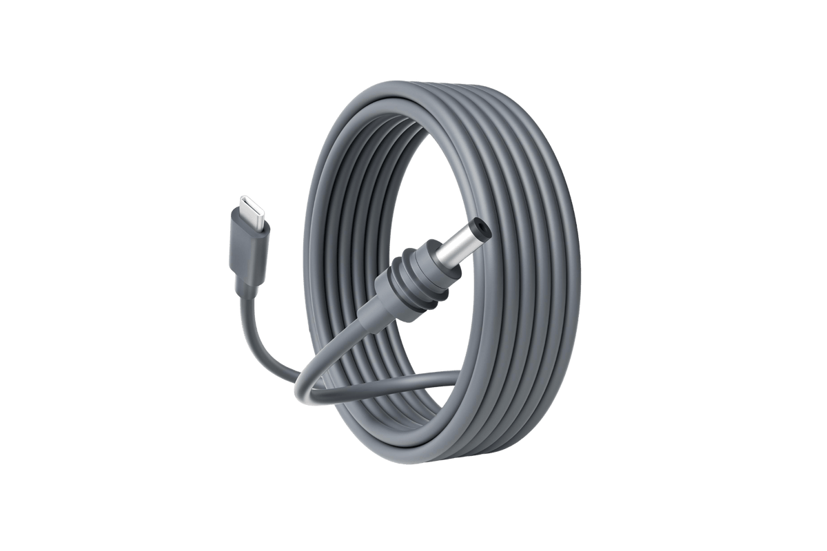 JOWUA Starlink Mini USB-C to DC 3M power cable for Cybertruck, Model S, 3, X, Y EV lifestyle accessories, black cable with connectors