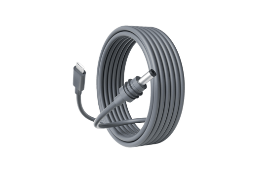 JOWUA Starlink Mini USB-C to DC 3M power cable for Cybertruck, Model S, 3, X, Y EV lifestyle accessories, black cable with connectors