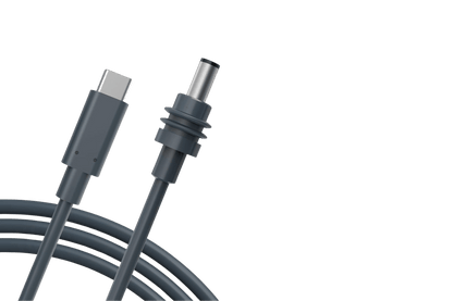 JOWUA Starlink Mini USB-C to DC 3M power cable for Cybertruck, Model S, 3, X, Y EV lifestyle accessories, showing cable and connectors