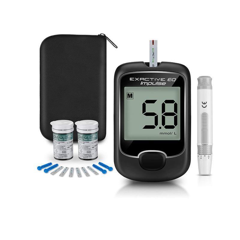 Blood Glucose Monitor Diabetes Testing Kit Blood Sugar Meter with 50 Test Strips